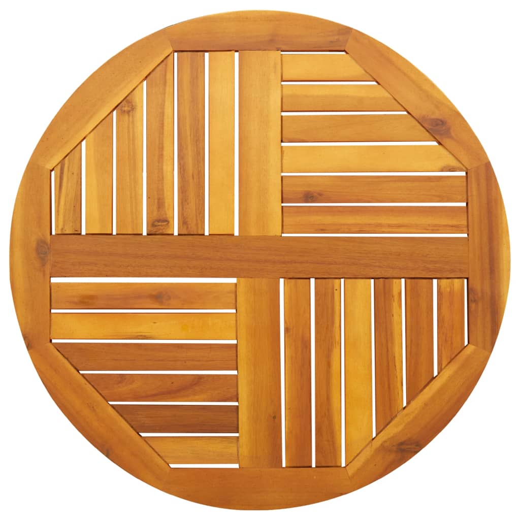 Tafelblad rond Ø 70x2 cm massief acaciahout is nu te koop bij PeponiXL, paradijselijk wonen!