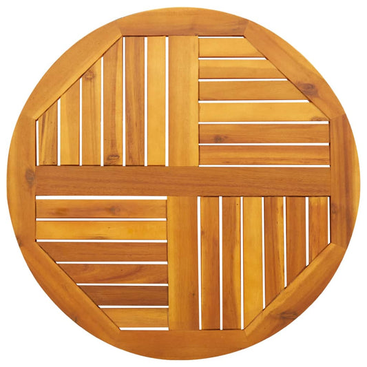 Tafelblad rond Ø 70x2 cm massief acaciahout is nu te koop bij PeponiXL, paradijselijk wonen!