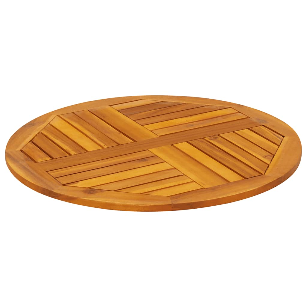 Tafelblad rond Ø 70x2 cm massief acaciahout is nu te koop bij PeponiXL, paradijselijk wonen!