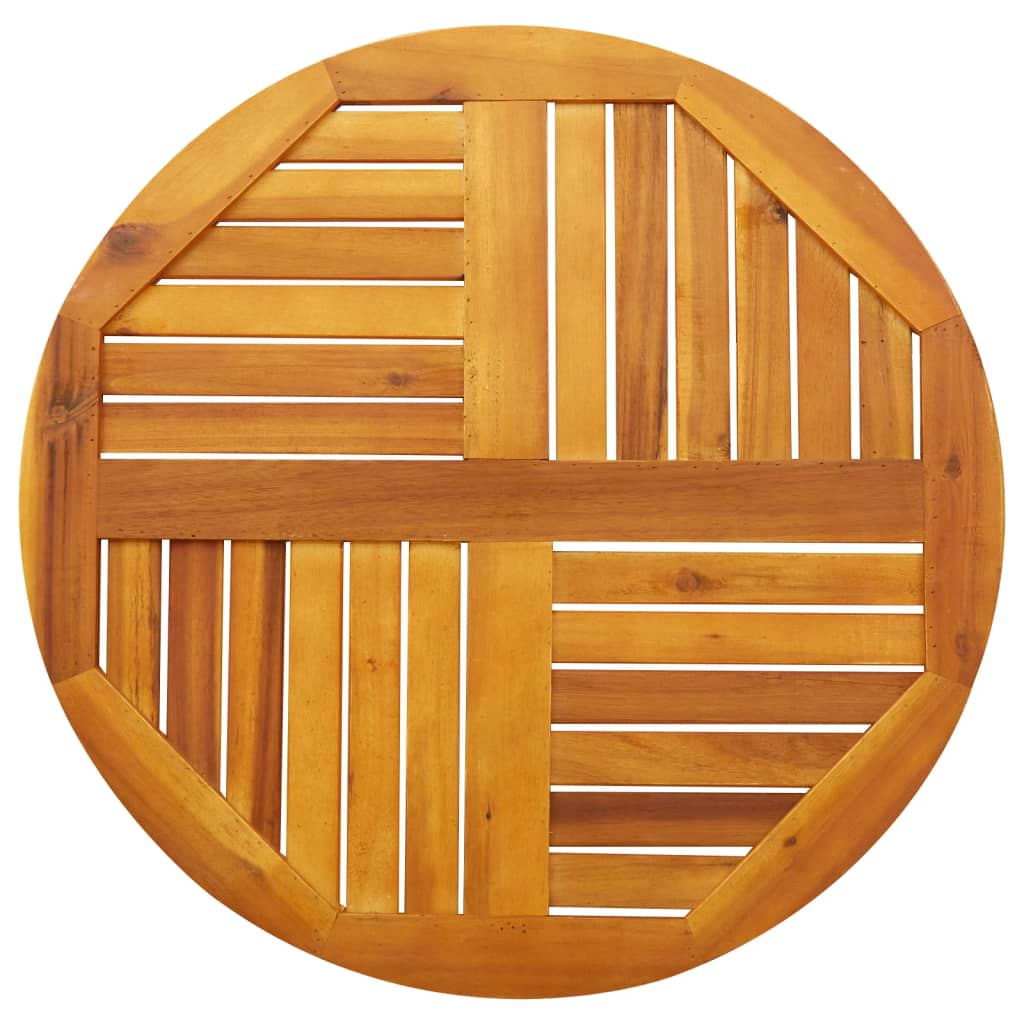 Tafelblad rond Ø 70x2 cm massief acaciahout is nu te koop bij PeponiXL, paradijselijk wonen!