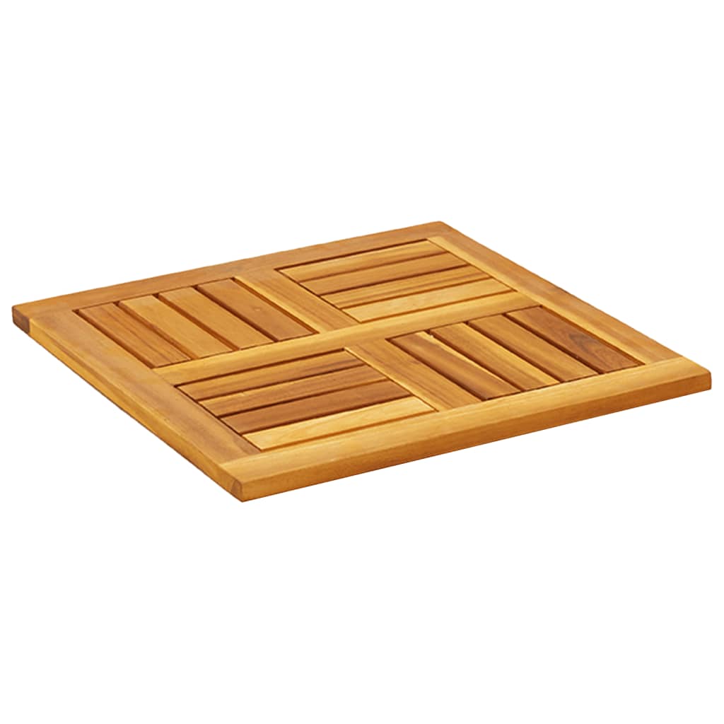 Tafelblad vierkant 50x50x2 cm massief acaciahout is nu te koop bij PeponiXL, paradijselijk wonen!