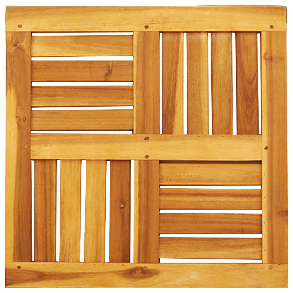 Tafelblad vierkant 50x50x2 cm massief acaciahout is nu te koop bij PeponiXL, paradijselijk wonen!