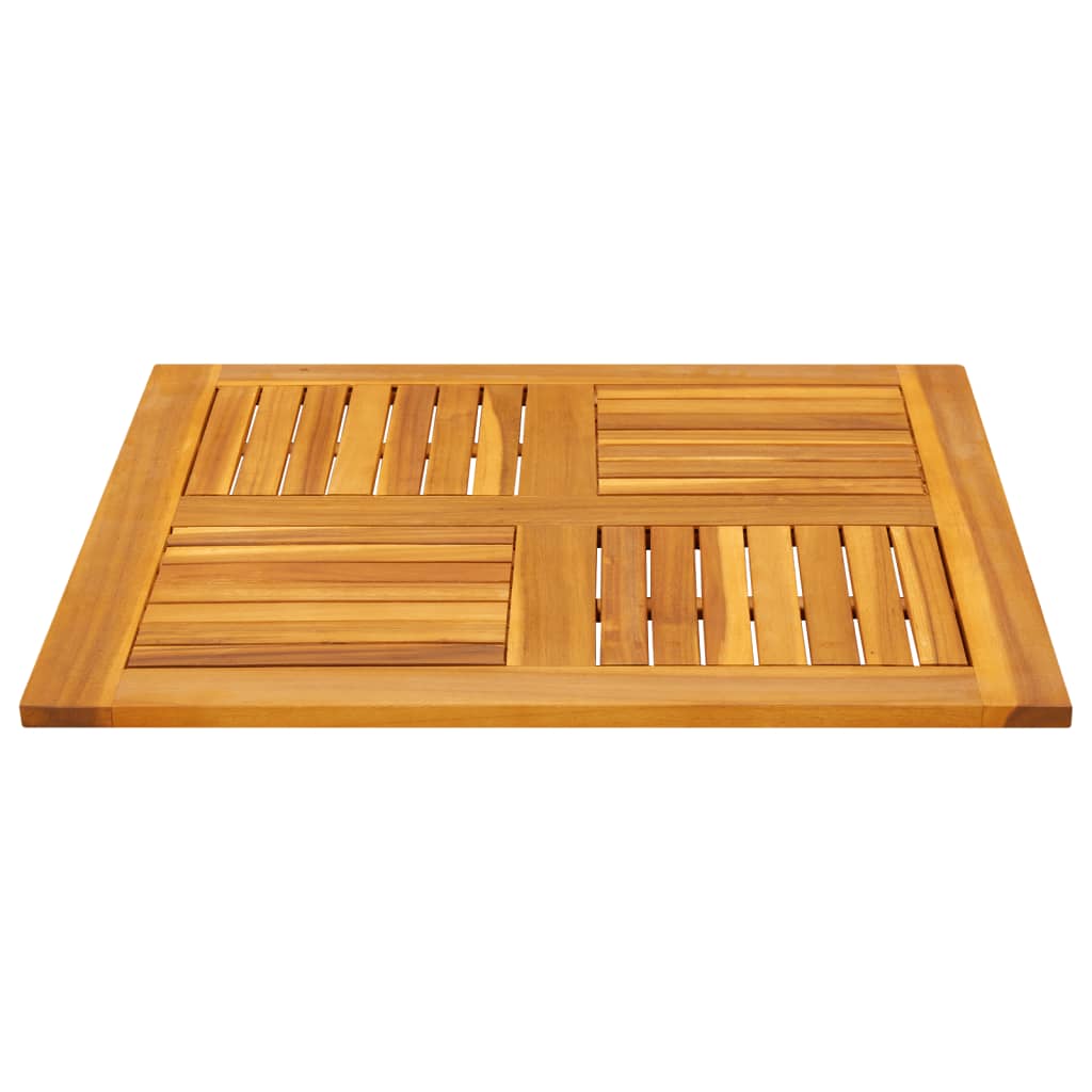 Tafelblad vierkant 80x80x2,2 cm massief acaciahout is nu te koop bij PeponiXL, paradijselijk wonen!
