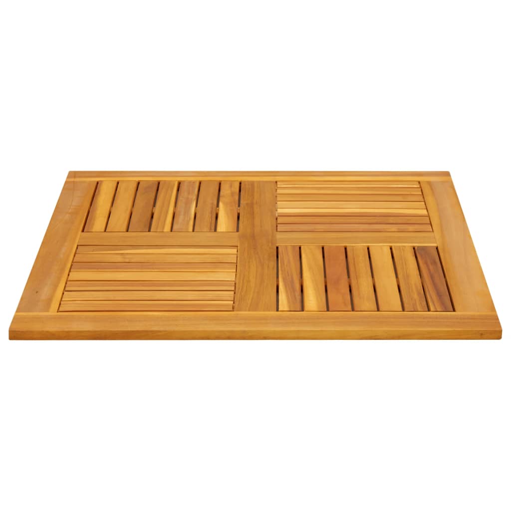 Tafelblad vierkant 80x80x2,2 cm massief acaciahout is nu te koop bij PeponiXL, paradijselijk wonen!