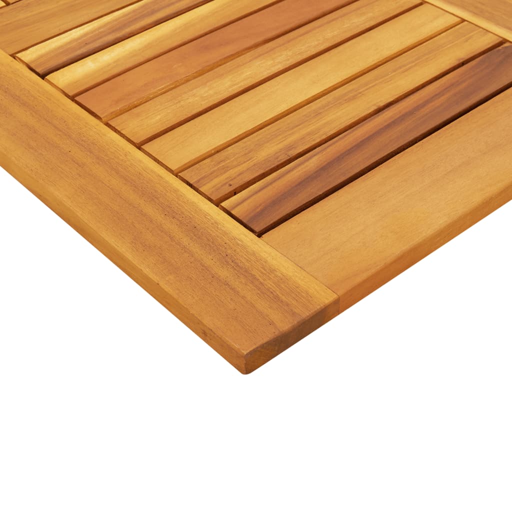 Tafelblad vierkant 80x80x2,2 cm massief acaciahout is nu te koop bij PeponiXL, paradijselijk wonen!