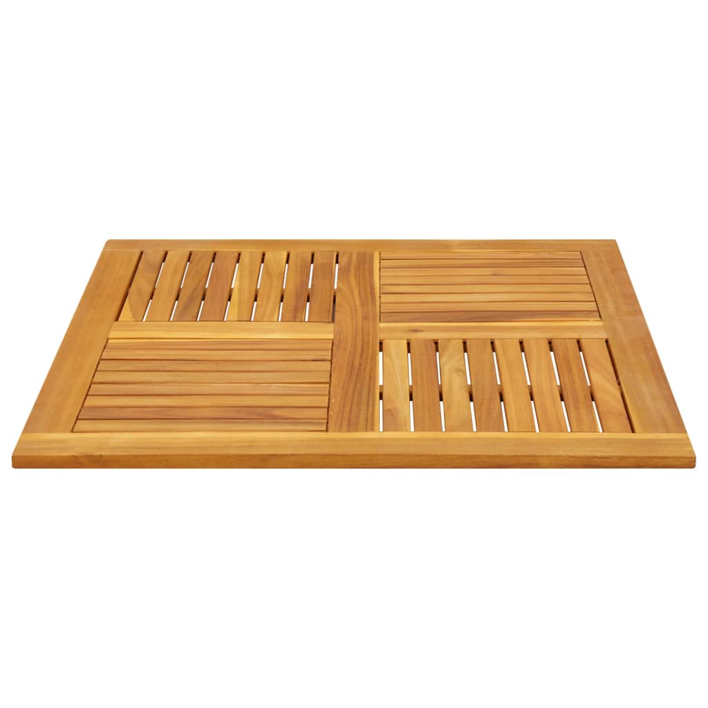 Tafelblad vierkant 90x90x2,2 cm massief acaciahout is nu te koop bij PeponiXL, paradijselijk wonen!