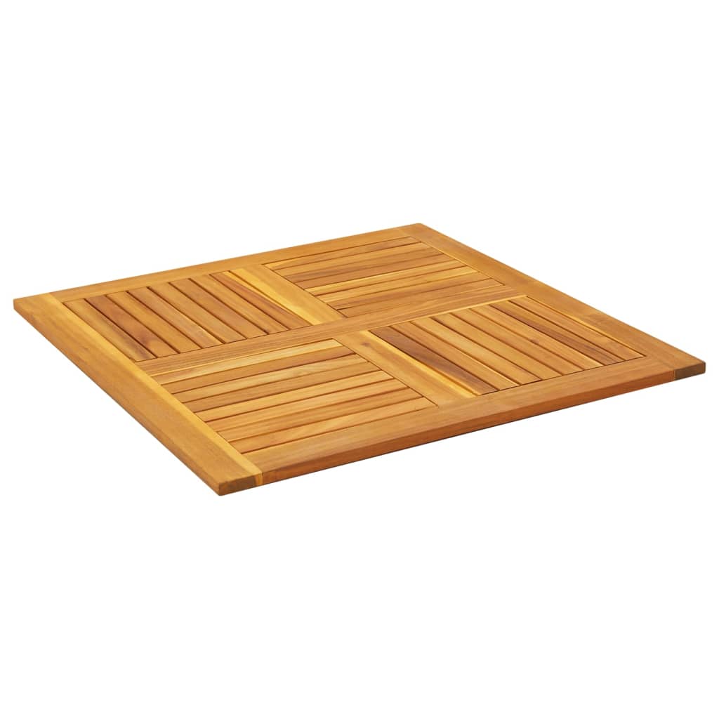 Tafelblad vierkant 90x90x2,2 cm massief acaciahout is nu te koop bij PeponiXL, paradijselijk wonen!