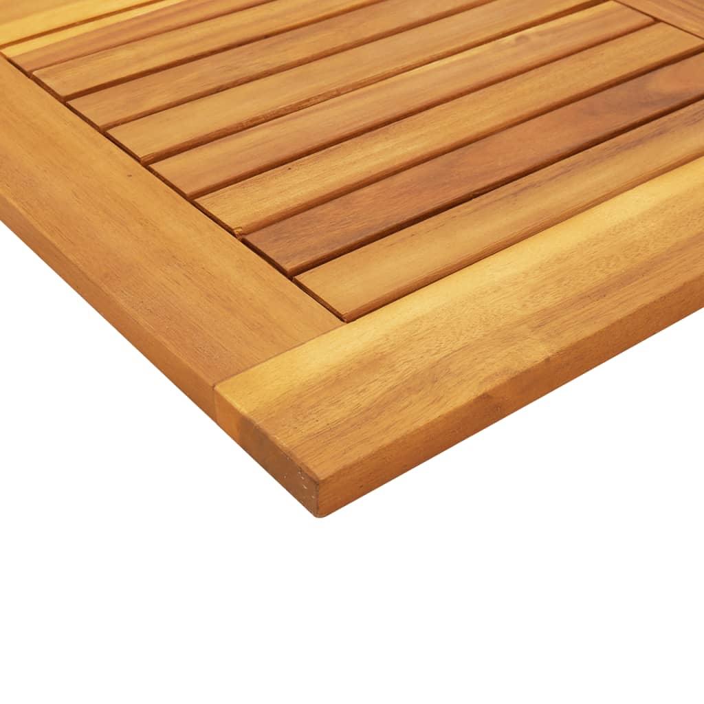 Tafelblad vierkant 90x90x2,2 cm massief acaciahout is nu te koop bij PeponiXL, paradijselijk wonen!