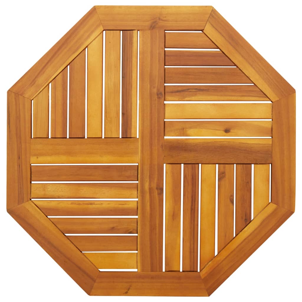 Tafelblad achthoekig 70x70x2 cm massief acaciahout is nu te koop bij PeponiXL, paradijselijk wonen!