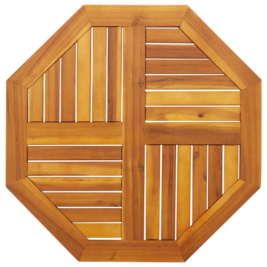 Tafelblad achthoekig 70x70x2 cm massief acaciahout is nu te koop bij PeponiXL, paradijselijk wonen!