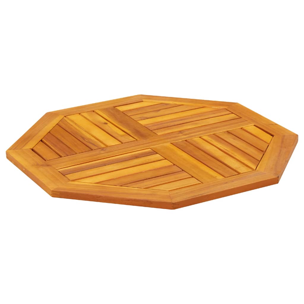 Tafelblad achthoekig 70x70x2 cm massief acaciahout is nu te koop bij PeponiXL, paradijselijk wonen!