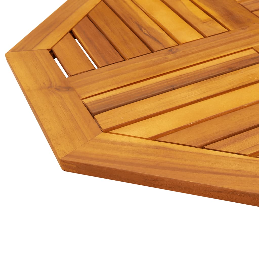 Tafelblad achthoekig 70x70x2 cm massief acaciahout is nu te koop bij PeponiXL, paradijselijk wonen!