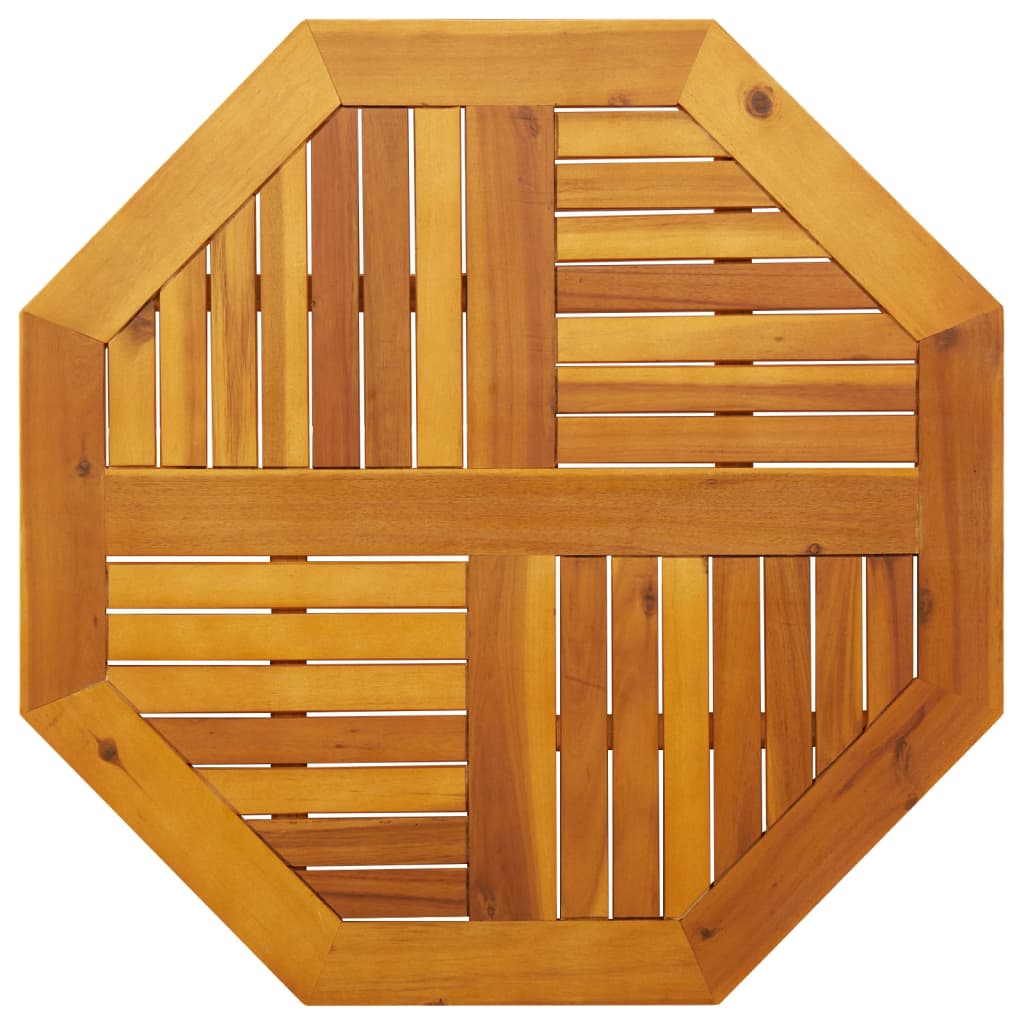 Tafelblad achthoekig 80x80x2,2 cm massief acaciahout is nu te koop bij PeponiXL, paradijselijk wonen!