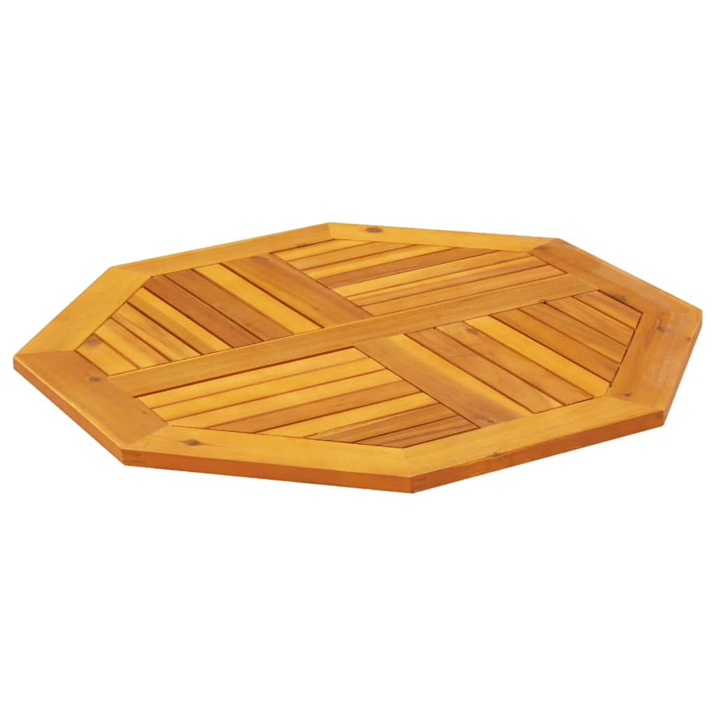 Tafelblad achthoekig 80x80x2,2 cm massief acaciahout is nu te koop bij PeponiXL, paradijselijk wonen!