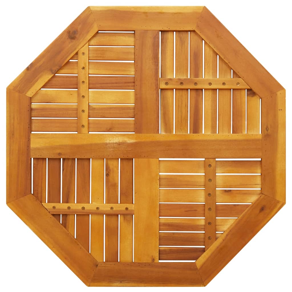 Tafelblad achthoekig 80x80x2,2 cm massief acaciahout is nu te koop bij PeponiXL, paradijselijk wonen!