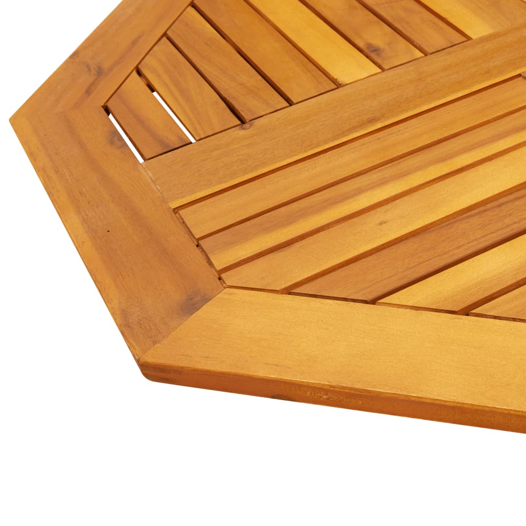 Tafelblad achthoekig 80x80x2,2 cm massief acaciahout is nu te koop bij PeponiXL, paradijselijk wonen!