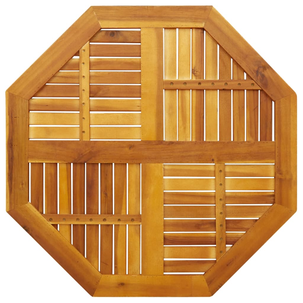 Tafelblad achthoekig 90x90x2,2 cm massief acaciahout is nu te koop bij PeponiXL, paradijselijk wonen!