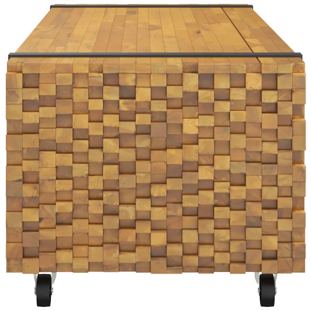 Salontafel 110x45x35 cm massief teakhout is nu te koop bij PeponiXL, paradijselijk wonen!
