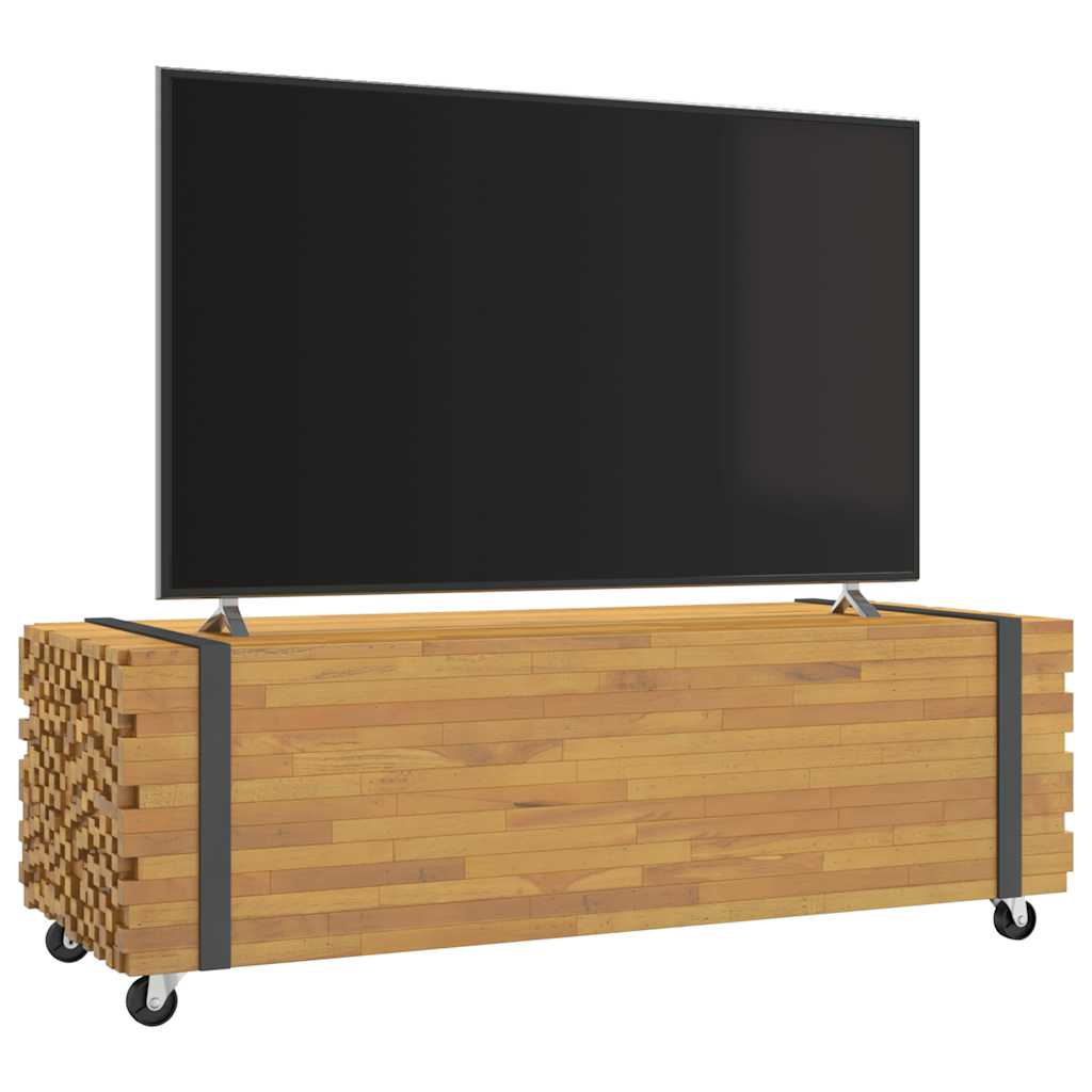 Salontafel 110x45x35 cm massief teakhout is nu te koop bij PeponiXL, paradijselijk wonen!