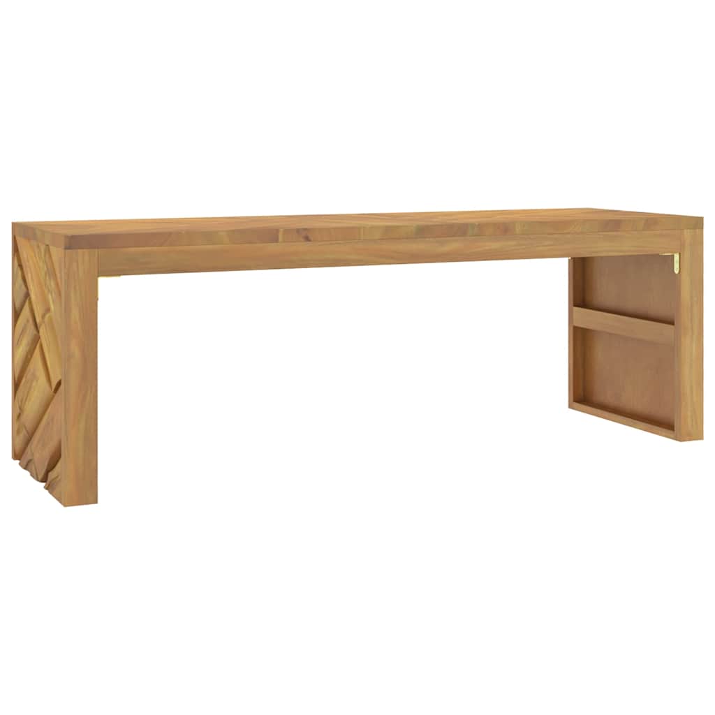 Salontafel 110x35x38 cm massief teakhout is nu te koop bij PeponiXL, paradijselijk wonen!