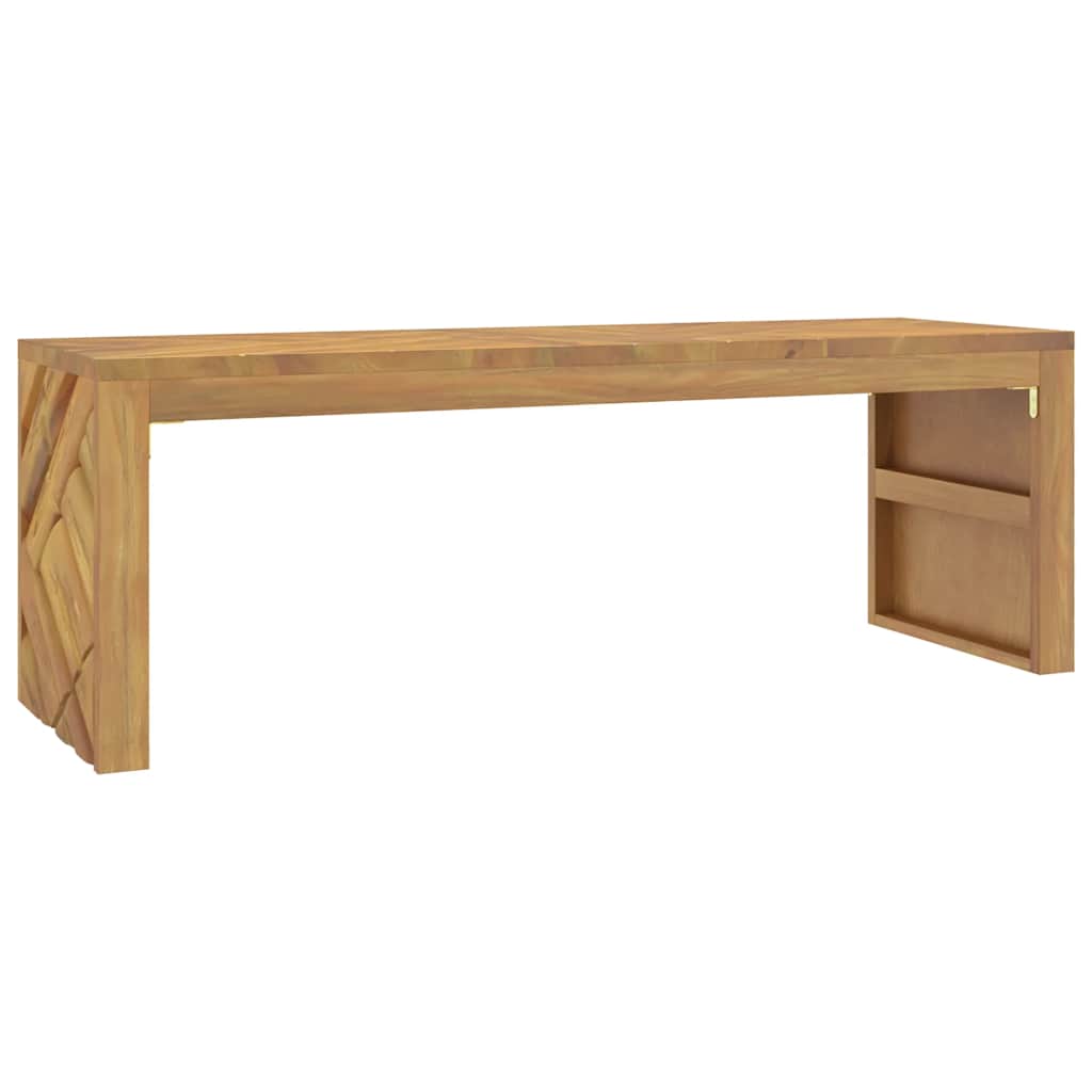 Salontafel 110x35x38 cm massief teakhout is nu te koop bij PeponiXL, paradijselijk wonen!
