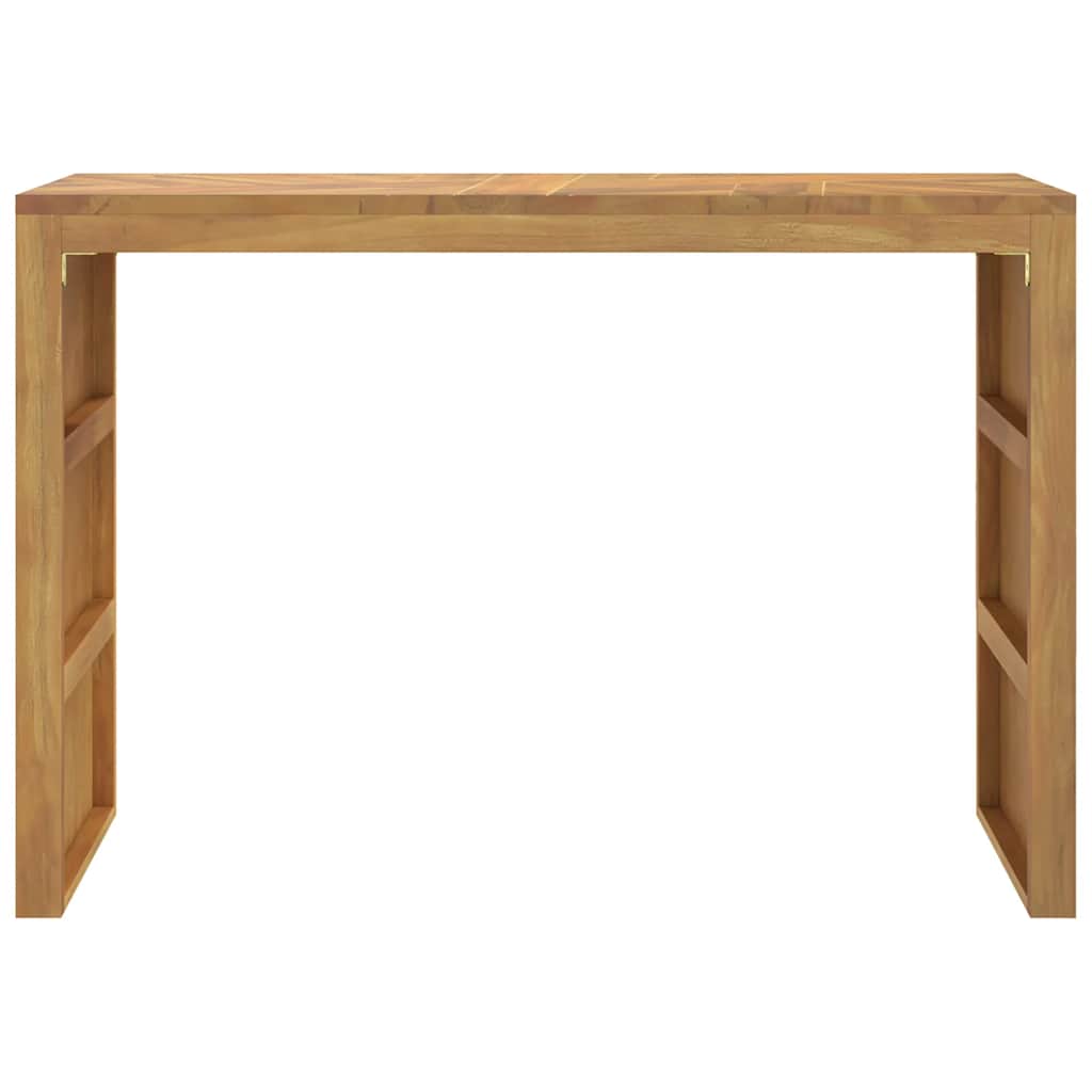 Wandtafel 110x35x75 cm massief teakhout is nu te koop bij PeponiXL, paradijselijk wonen!