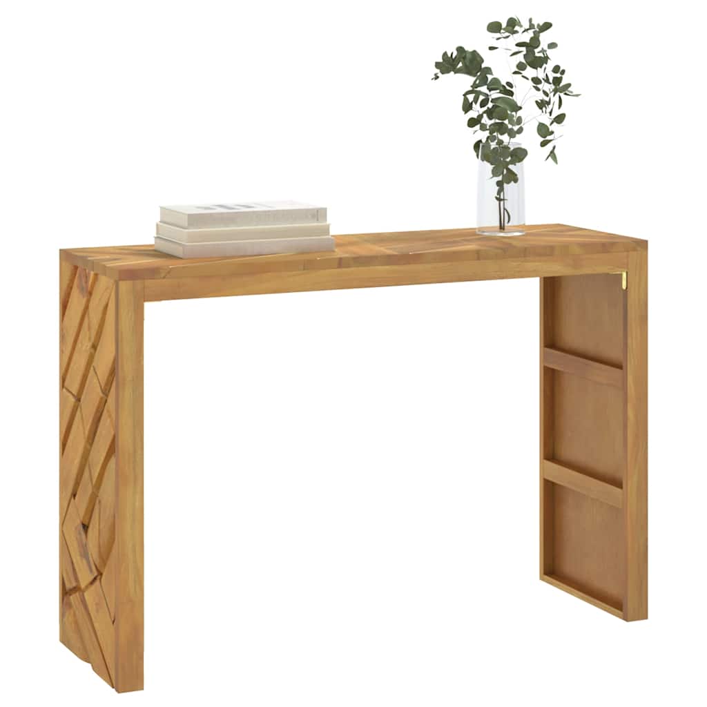 Wandtafel 110x35x75 cm massief teakhout is nu te koop bij PeponiXL, paradijselijk wonen!