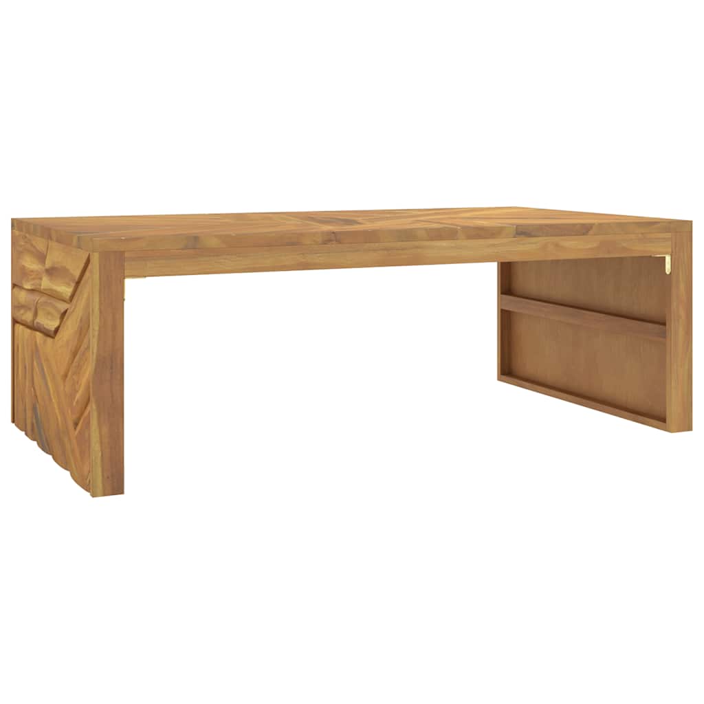 Wandtafel 110x60x38 cm massief teakhout is nu te koop bij PeponiXL, paradijselijk wonen!