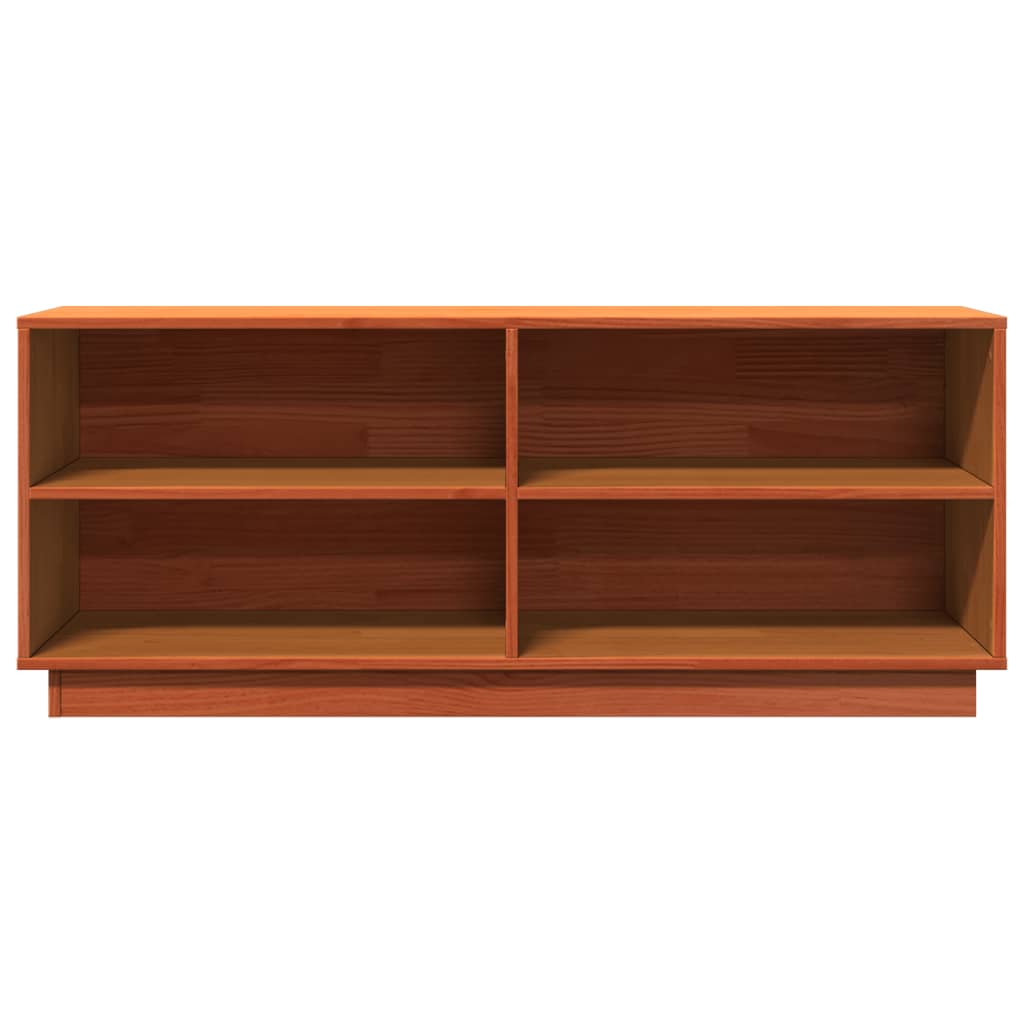 Schoenenkast 110x34x45 cm massief grenenhout wasbruin is nu te koop bij PeponiXL, paradijselijk wonen!