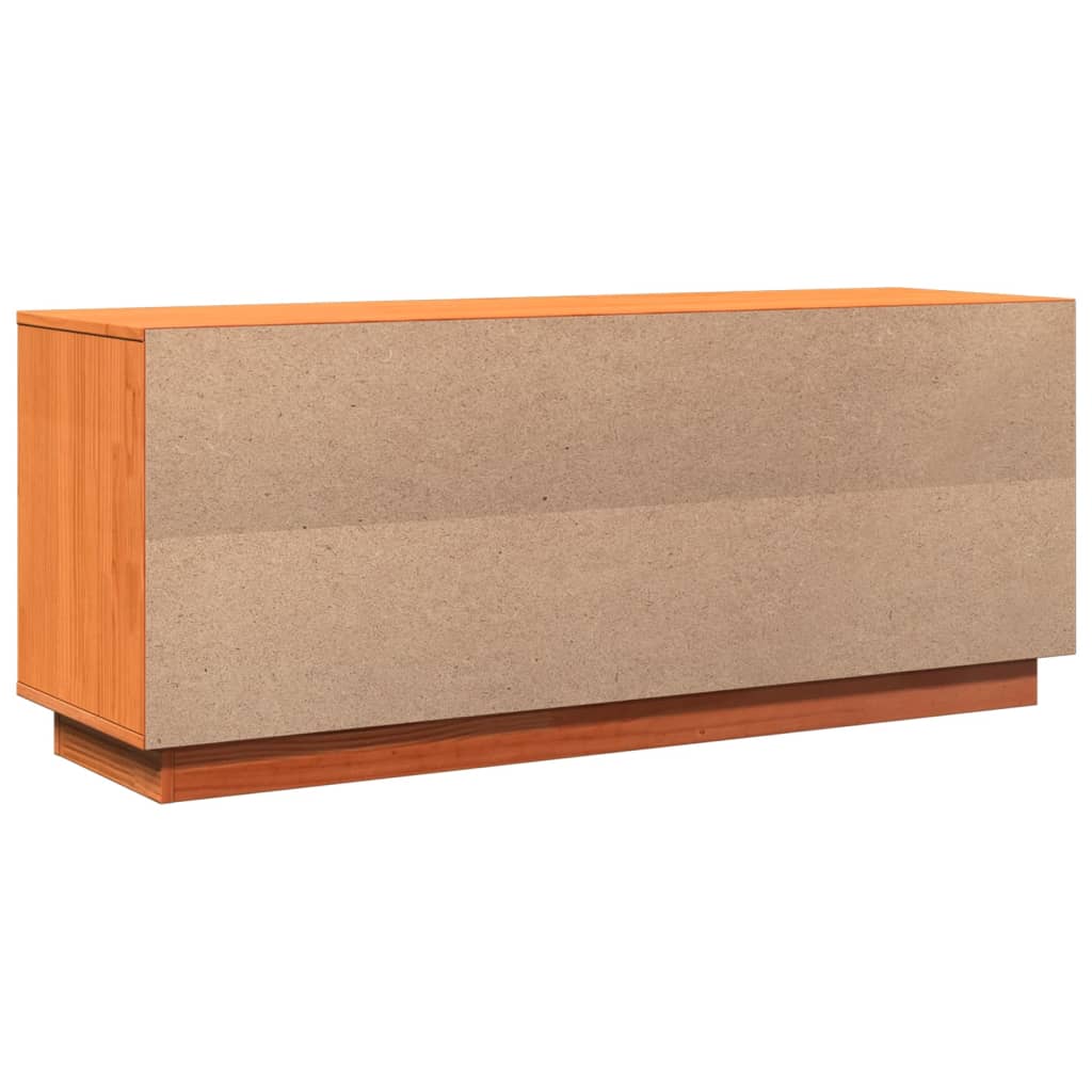 Schoenenkast 110x34x45 cm massief grenenhout wasbruin is nu te koop bij PeponiXL, paradijselijk wonen!