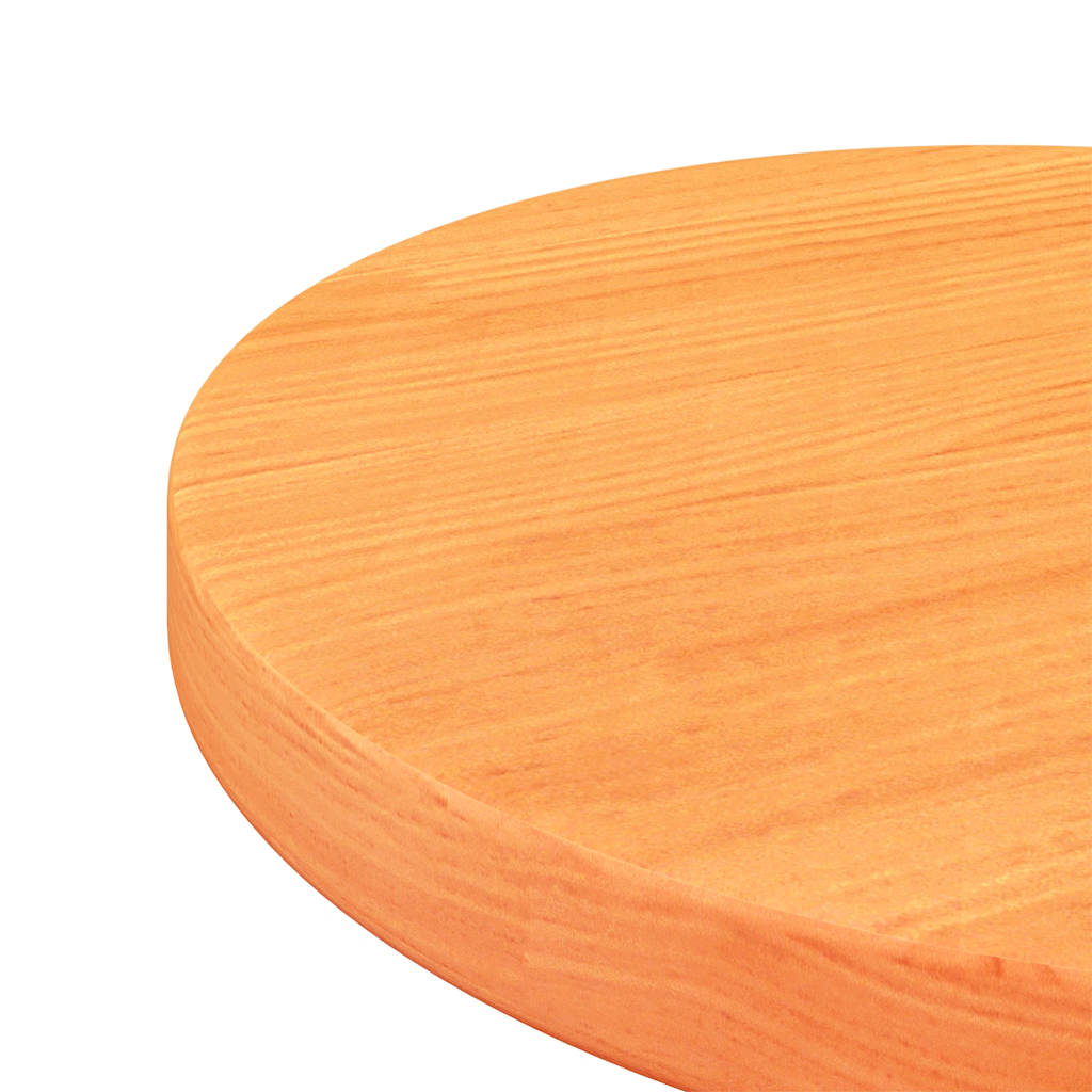 Tafelblad rond Ø30x2,5 cm massief grenenhout wasbruin is nu te koop bij PeponiXL, paradijselijk wonen!