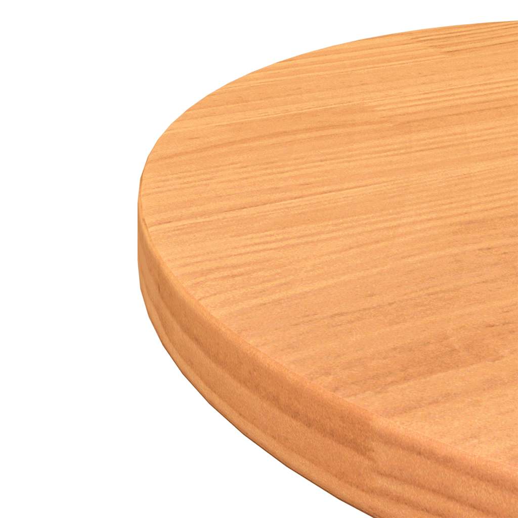 Tafelblad rond Ø40x2,5 cm massief grenenhout wasbruin is nu te koop bij PeponiXL, paradijselijk wonen!