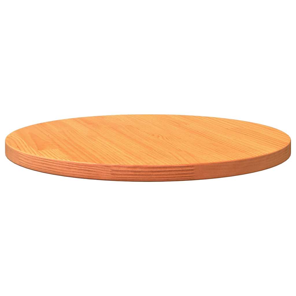 Tafelblad rond Ø50x2,5 cm massief grenenhout wasbruin is nu te koop bij PeponiXL, paradijselijk wonen!