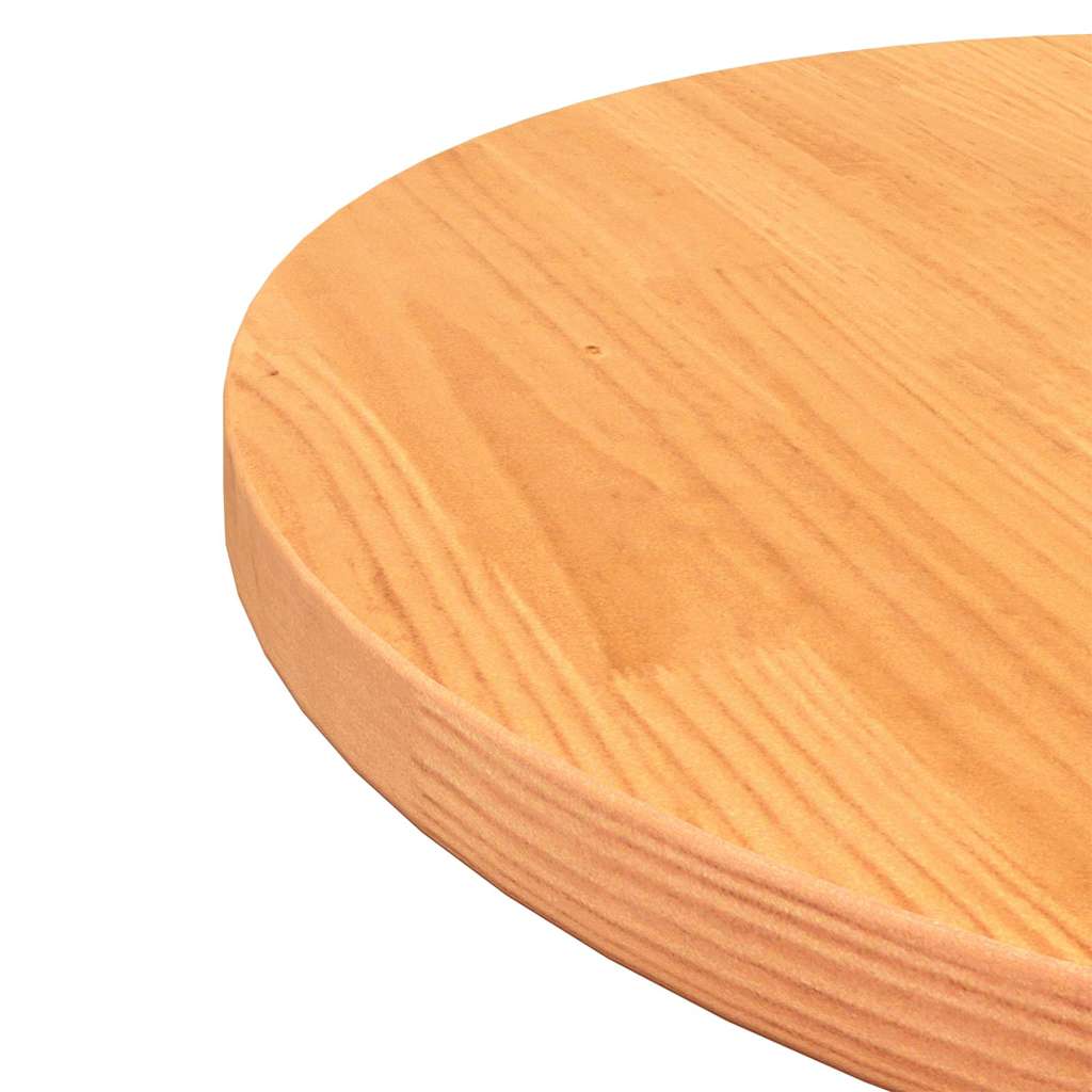 Tafelblad rond Ø50x2,5 cm massief grenenhout wasbruin is nu te koop bij PeponiXL, paradijselijk wonen!