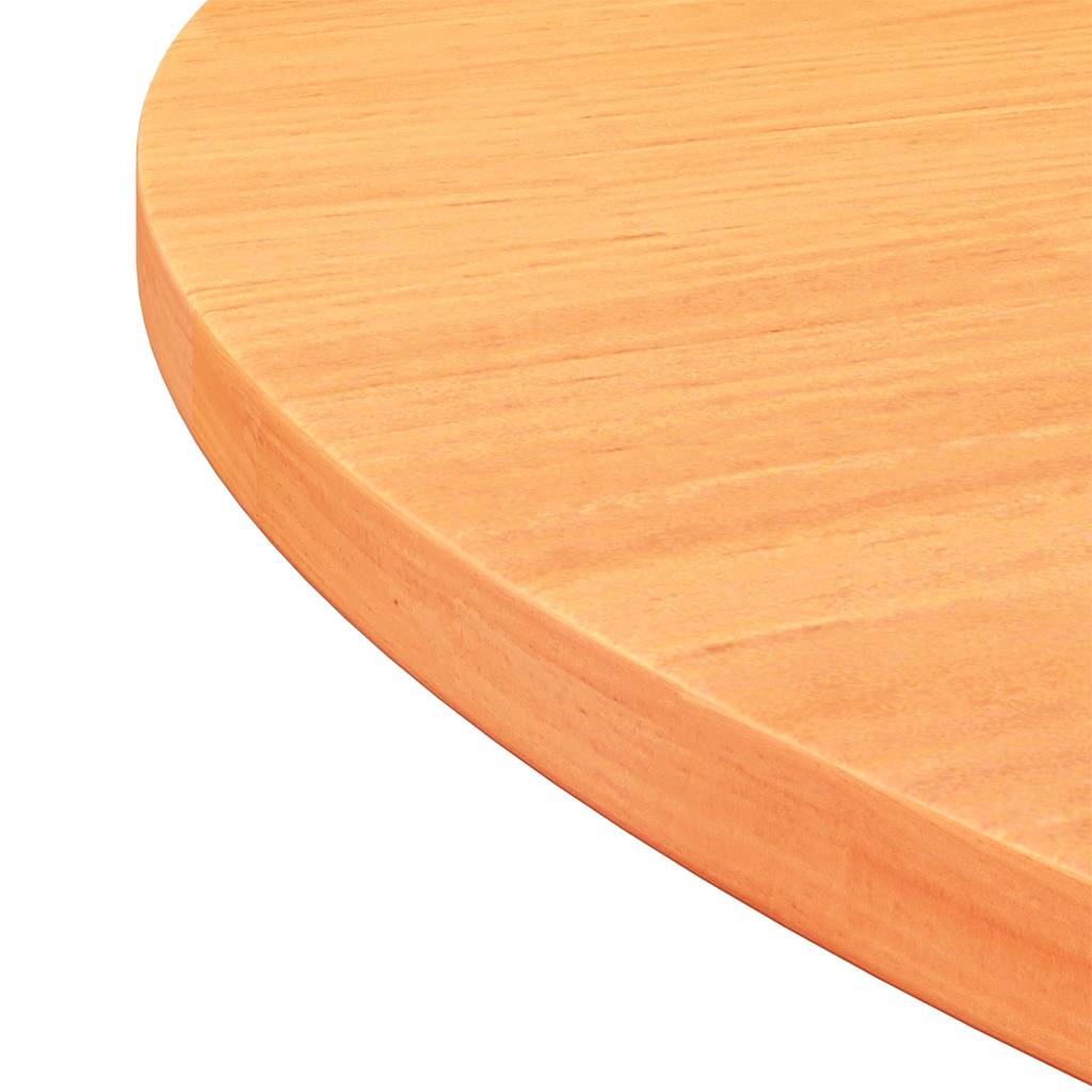 Tafelblad rond Ø80x2,5 cm massief grenenhout wasbruin is nu te koop bij PeponiXL, paradijselijk wonen!