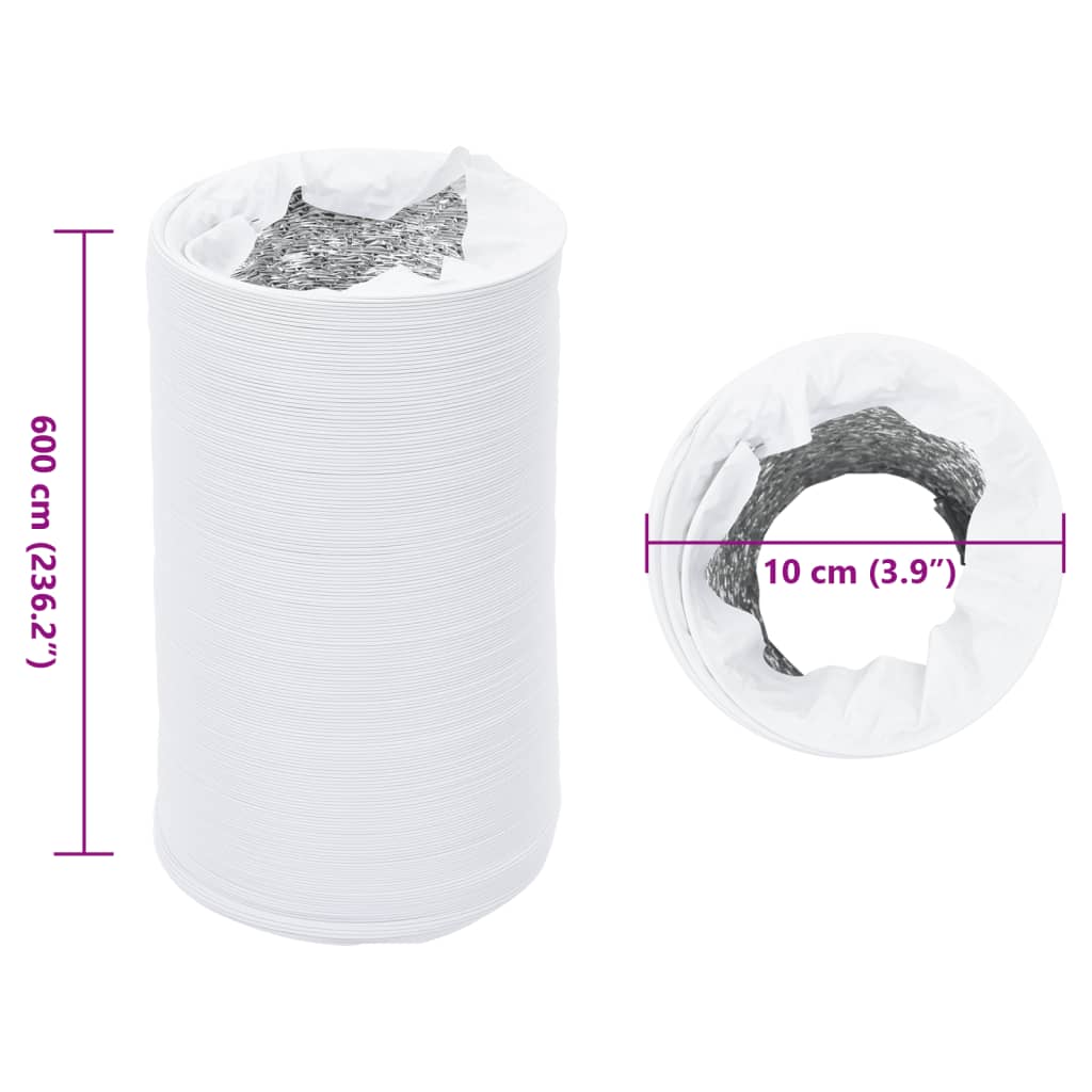 Ventilatieslang Ø10 cm 6 m aluminium en PVC is nu te koop bij PeponiXL, paradijselijk wonen!