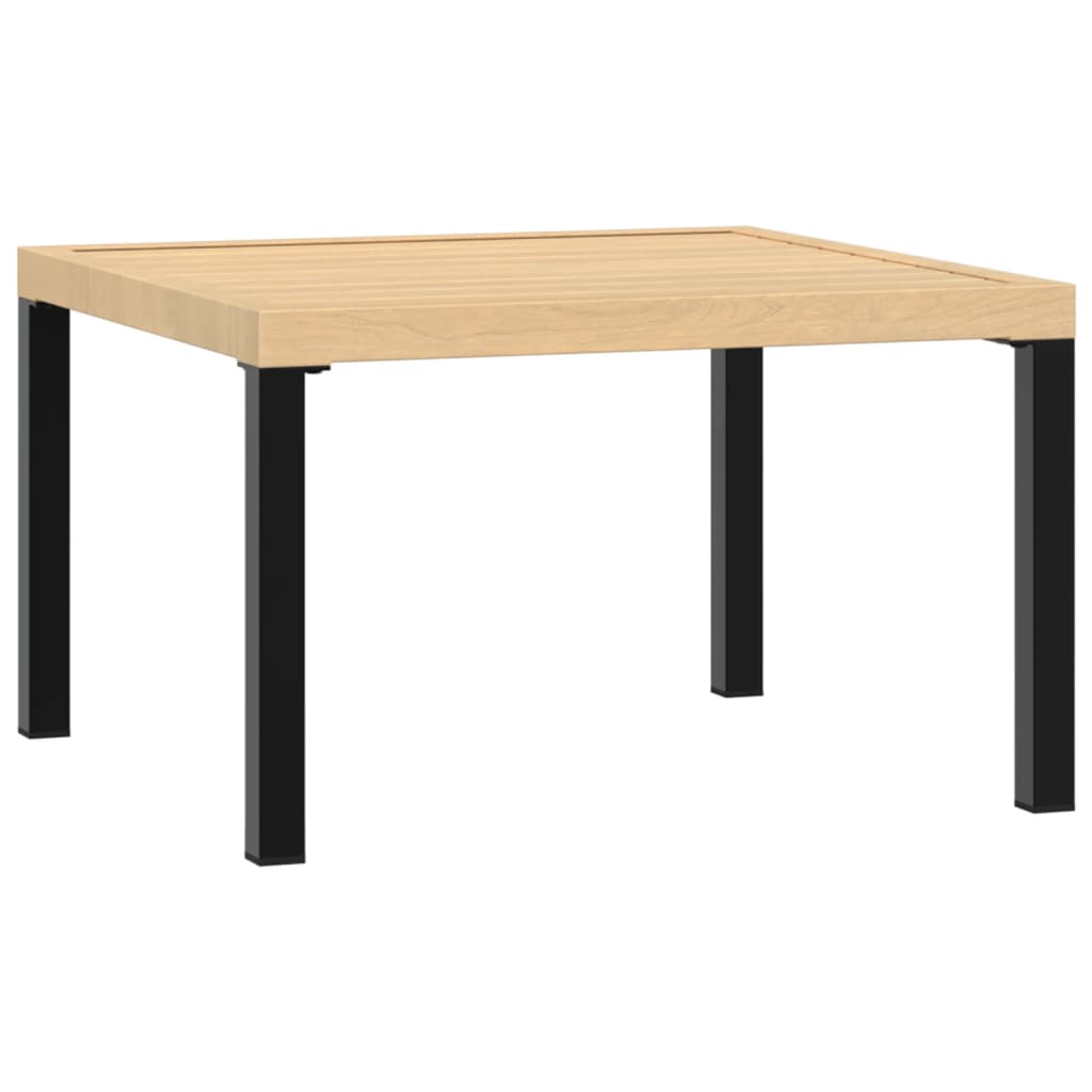 Tuintafel 65x65x40 cm aluminium zwart is nu te koop bij PeponiXL, paradijselijk wonen!