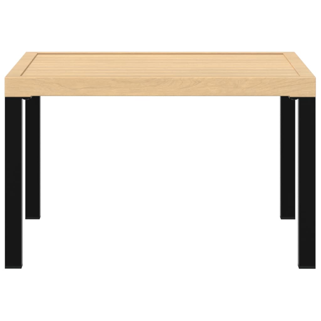 Tuintafel 65x65x40 cm aluminium zwart is nu te koop bij PeponiXL, paradijselijk wonen!