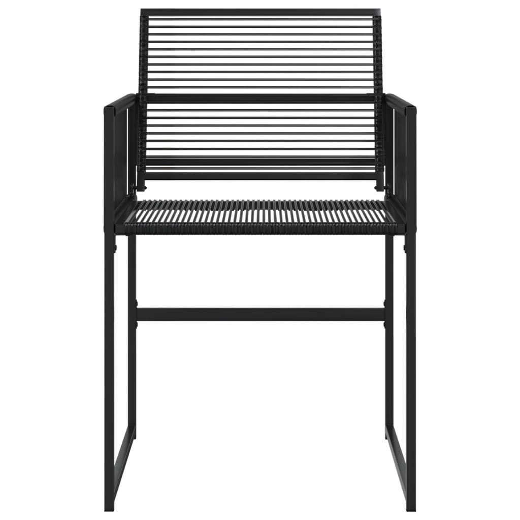 Tuinstoelen 4 st poly rattan zwart is nu te koop bij PeponiXL, paradijselijk wonen!