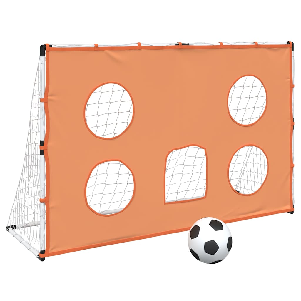 Kindervoetbaldoel met doelmat en bal 182x62x118 cm is nu te koop bij PeponiXL, paradijselijk wonen!