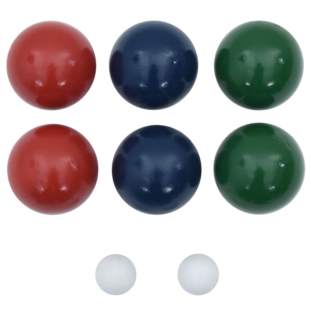 8-delige Jeu de boules ballenset en draagtas massief grenenhout is nu te koop bij PeponiXL, paradijselijk wonen!