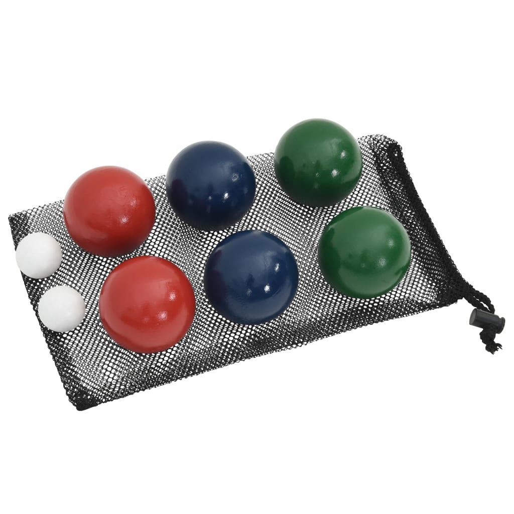 8-delige Jeu de boules ballenset en draagtas massief grenenhout is nu te koop bij PeponiXL, paradijselijk wonen!