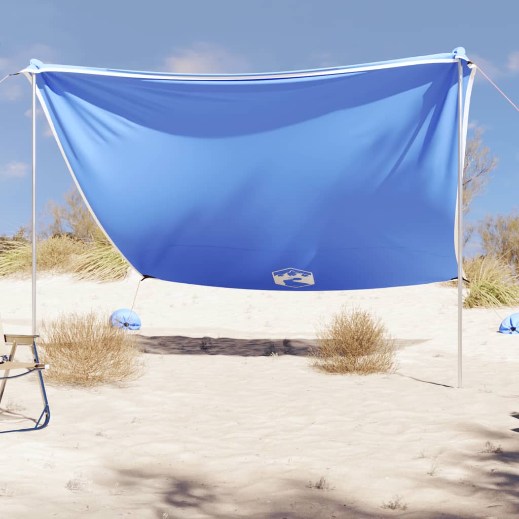 Strandluifel met zandankers 304x300 cm blauw is nu te koop bij PeponiXL, paradijselijk wonen!
