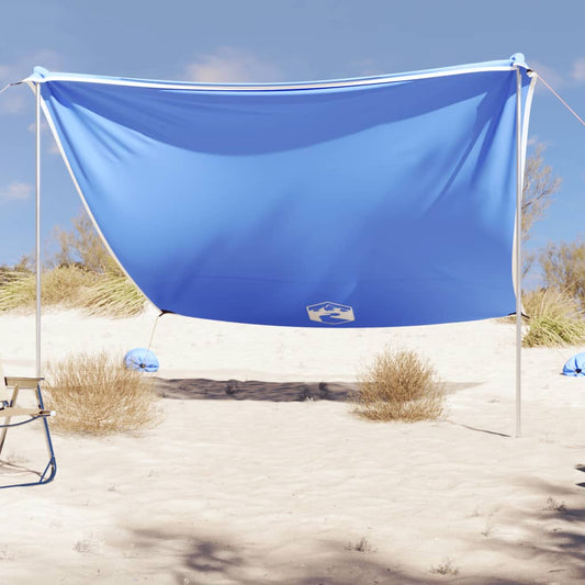 Strandluifel met zandankers 304x300 cm blauw is nu te koop bij PeponiXL, paradijselijk wonen!