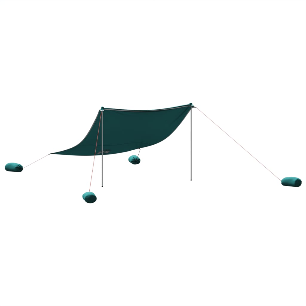 Strandluifel met zandankers 304x300 cm groen is nu te koop bij PeponiXL, paradijselijk wonen!