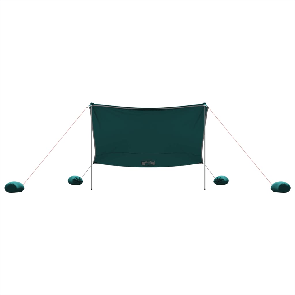 Strandluifel met zandankers 304x300 cm groen is nu te koop bij PeponiXL, paradijselijk wonen!