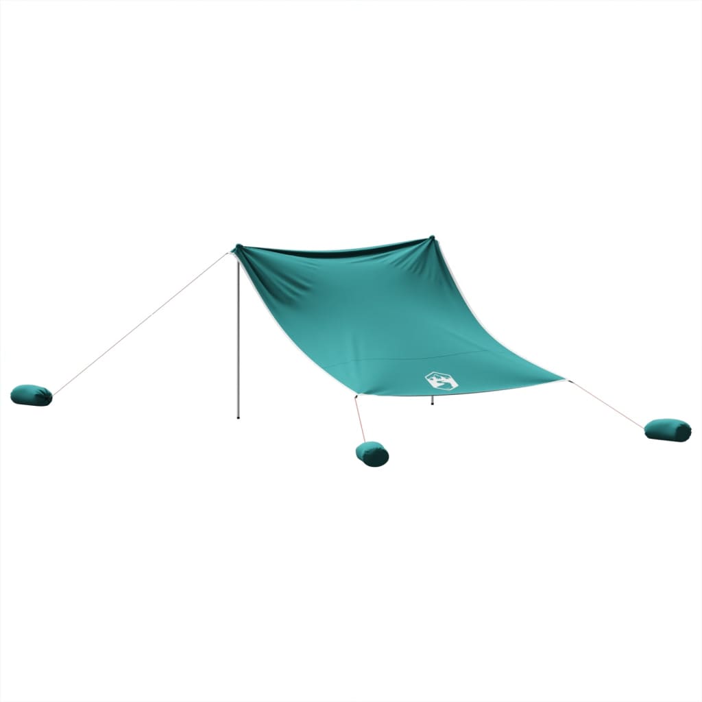 Strandluifel met zandankers 304x300 cm groen is nu te koop bij PeponiXL, paradijselijk wonen!