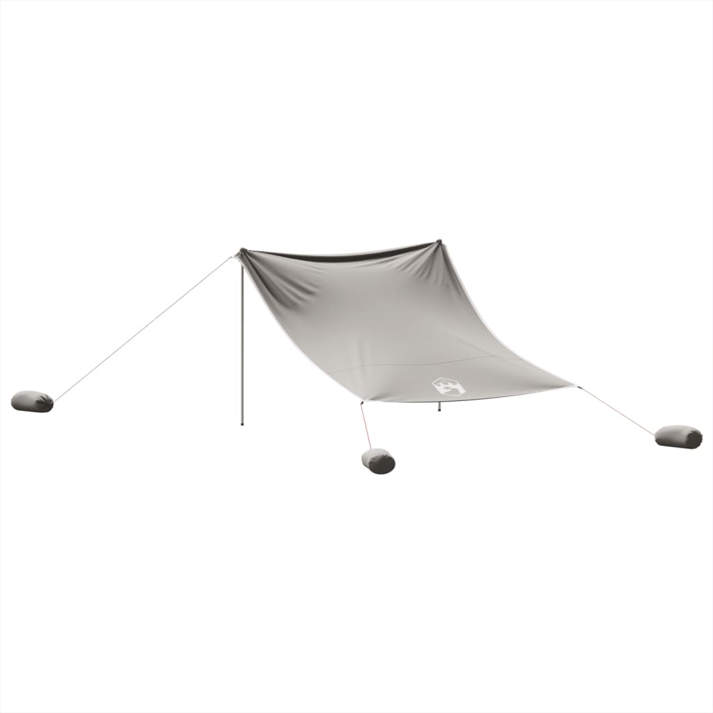 Strandluifel met zandankers 304x300 cm grijs is nu te koop bij PeponiXL, paradijselijk wonen!
