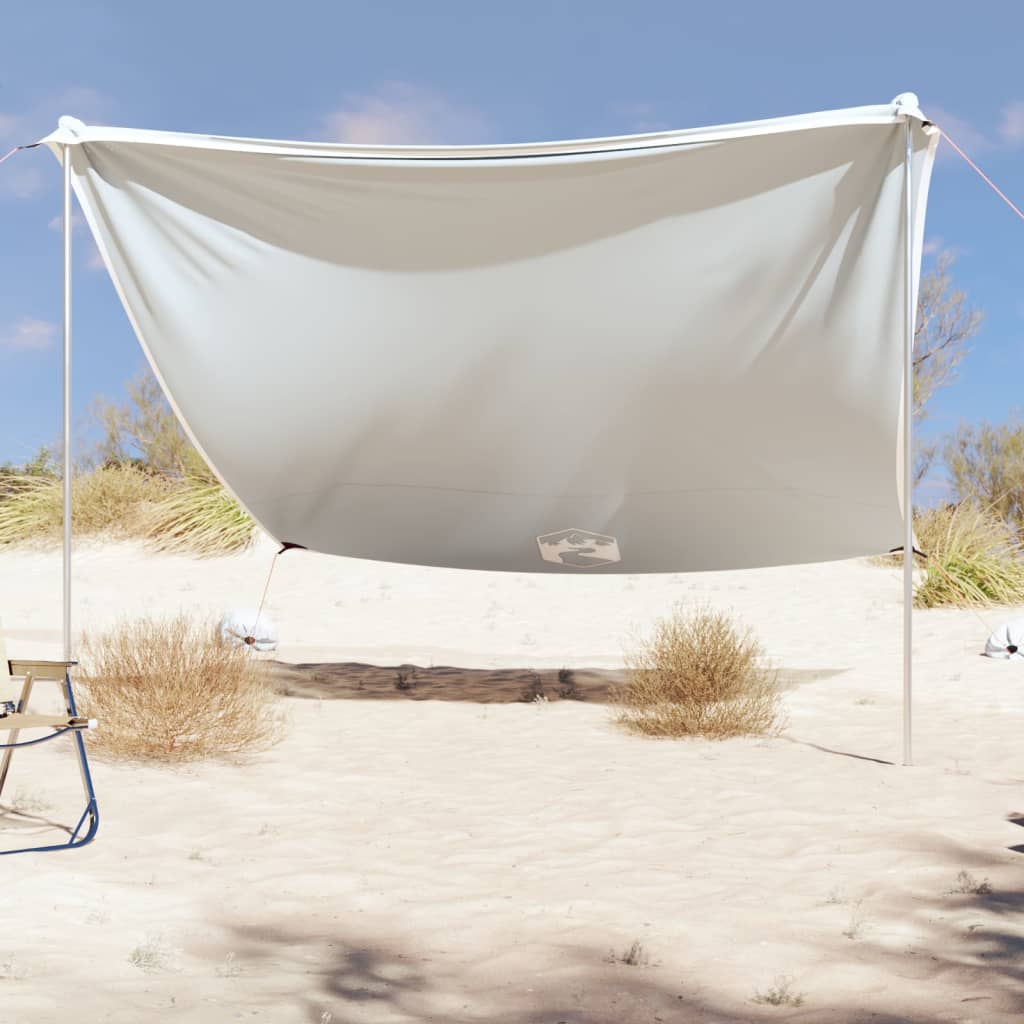 Strandluifel met zandankers 304x300 cm grijs is nu te koop bij PeponiXL, paradijselijk wonen!