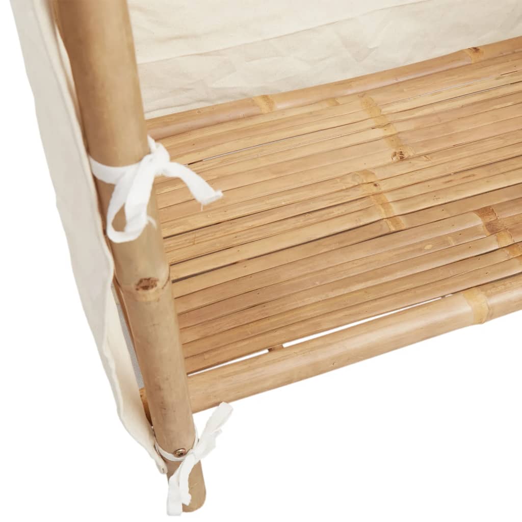 Kledingkast 110x45x170 cm bamboe is nu te koop bij PeponiXL, paradijselijk wonen!